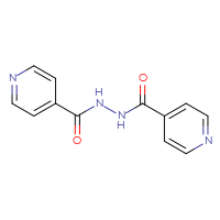Chemical structure of N'-(pyridine-4-carbonyl)pyridine-4-carbohydrazide - CSSB00020643683