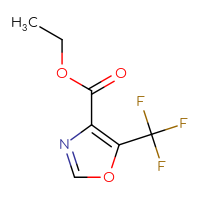 Chemical structure of ethyl 5-(trifluoromethyl)-1,3-oxazole-4-carboxylate - CSSB00010173772