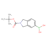 Chemical structure of {2-[(tert-butoxy)carbonyl]-2,3-dihydro-1H-isoindol-5-yl}boronic acid - CSSB00010183999