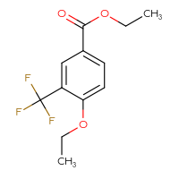 Chemical structure of ethyl 4-ethoxy-3-(trifluoromethyl)benzoate - CSSB00161179646