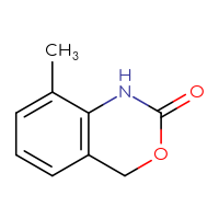 Chemical structure of 8-methyl-2,4-dihydro-1H-3,1-benzoxazin-2-one - CSSB00010508078