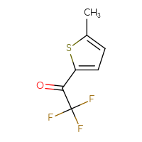 Chemical structure of 2,2,2-trifluoro-1-(5-methylthiophen-2-yl)ethan-1-one - CSSB00011998271