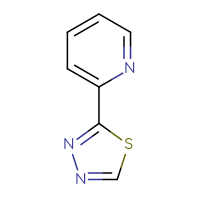 Chemical structure of 2-(1,3,4-thiadiazol-2-yl)pyridine - CSSB00010365169