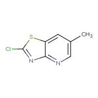 Chemical structure of 2-chloro-6-methyl-[1,3]thiazolo[4,5-b]pyridine - CSSB00010272413