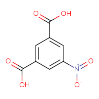 Chemical structure of 5-nitrobenzene-1,3-dicarboxylic acid - CSSB00000702085