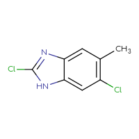 Chemical structure of 2,6-dichloro-5-methyl-1H-1,3-benzodiazole - CSSB00010509948