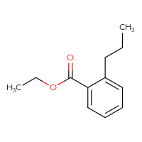 Chemical structure of ethyl 2-propylbenzoate - CSSB00017597530