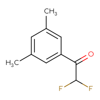 Chemical structure of 1-(3,5-dimethylphenyl)-2,2-difluoroethan-1-one - CSSB00012178735