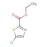 Chemical structure of ethyl 5-chloro-1,3-thiazole-2-carboxylate - CSSB00012443492