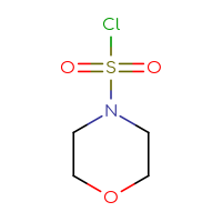 Chemical structure of morpholine-4-sulfonyl chloride - CSSB00000735650