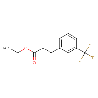 Chemical structure of ethyl 3-[3-(trifluoromethyl)phenyl]propanoate - CSSB00006008441