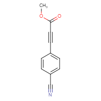 Chemical structure of methyl 3-(4-cyanophenyl)prop-2-ynoate - CSSB00000722961