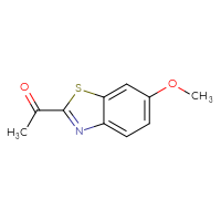 Chemical structure of 1-(6-methoxy-1,3-benzothiazol-2-yl)ethan-1-one - CSSB00012362407