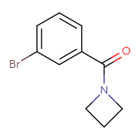 Chemical structure of 1-(3-bromobenzoyl)azetidine - CSSB00000192945