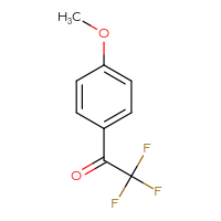 Chemical structure of 2,2,2-trifluoro-1-(4-methoxyphenyl)ethan-1-one - CSSB00011782246