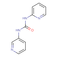 Chemical structure of 1-(pyridin-2-yl)-3-(pyridin-3-yl)urea - CSSB00000024313