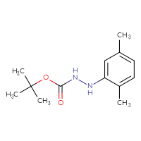 Chemical structure of N'-(2,5-dimethylphenyl)(tert-butoxy)carbohydrazide - CSSB02517441753