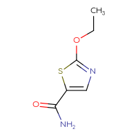 Chemical structure of 2-ethoxy-1,3-thiazole-5-carboxamide - CSSB09753129351