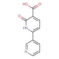 Chemical structure of 6-oxo-1,6-dihydro-[2,3'-bipyridine]-5-carboxylic acid - CSSB00000741174