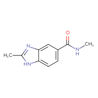 Chemical structure of N,2-dimethyl-1H-1,3-benzodiazole-5-carboxamide - CSSB00010515838