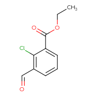 Chemical structure of ethyl 2-chloro-3-formylbenzoate - CSSB00161177776