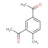 Chemical structure of 1-(5-acetyl-2-methylphenyl)ethan-1-one - CSSB00010635135