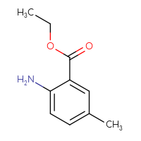 Chemical structure of ethyl 2-amino-5-methylbenzoate - CSSB00011246167