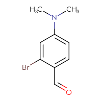 Chemical structure of 2-bromo-4-(dimethylamino)benzaldehyde - CSSB00012568990
