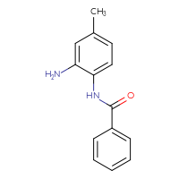 Chemical structure of N-(2-amino-4-methylphenyl)benzamide - CSSB00015182940