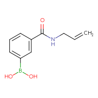 Chemical structure of {3-[(prop-2-en-1-yl)carbamoyl]phenyl}boronic acid - CSSB00000049354