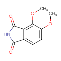 Chemical structure of 4,5-dimethoxy-2,3-dihydro-1H-isoindole-1,3-dione - CSSB00000009671