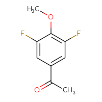 Chemical structure of 1-(3,5-difluoro-4-methoxyphenyl)ethan-1-one - CSSB00000035787