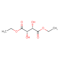 Chemical structure of 1,4-diethyl (2S,3S)-2,3-dihydroxybutanedioate - CSSB00009815908