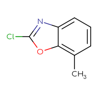 Chemical structure of 2-chloro-7-methyl-1,3-benzoxazole - CSSB00012181371