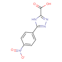 Chemical structure of 5-(4-nitrophenyl)-4H-1,2,4-triazole-3-carboxylic acid - CSSB03496527671