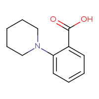 Chemical structure of 2-(piperidin-1-yl)benzoic acid - CSSB00000181826