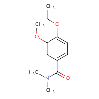 Chemical structure of 4-ethoxy-3-methoxy-N,N-dimethylbenzamide - CSSB00000252565