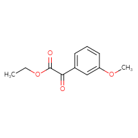 Chemical structure of ethyl 2-(3-methoxyphenyl)-2-oxoacetate - CSSB00000697477