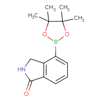 Chemical structure of 4-(4,4,5,5-tetramethyl-1,3,2-dioxaborolan-2-yl)-2,3-dihydro-1H-isoindol-1-one - CSSB00010243653