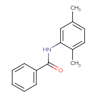 Chemical structure of N-(2,5-dimethylphenyl)benzamide - CSSB00000481782