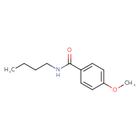Chemical structure of N-butyl-4-methoxybenzamide - CSSB00000002833