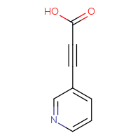 Chemical structure of 3-(pyridin-3-yl)prop-2-ynoic acid - CSSB00011892722