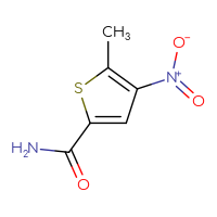 Chemical structure of 5-methyl-4-nitrothiophene-2-carboxamide - CSSB00015436088