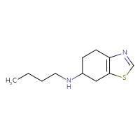 Chemical structure of N-butyl-4,5,6,7-tetrahydro-1,3-benzothiazol-6-amine - CSSB00010501955
