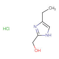 Chemical structure of (4-ethyl-1H-imidazol-2-yl)methanol hydrochloride - CSSB00020591342
