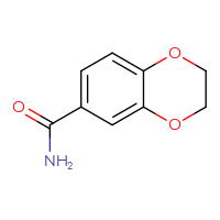 Chemical structure of 2,3-dihydro-1,4-benzodioxine-6-carboxamide - CSSB00000162351