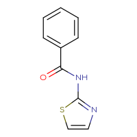 Chemical structure of N-(1,3-thiazol-2-yl)benzamide - CSSB00000154105