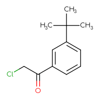 Chemical structure of 1-(3-tert-butylphenyl)-2-chloroethan-1-one - CSSB00011084290