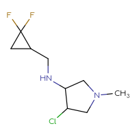 C9H15ClF2N2