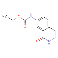 Chemical structure of ethyl N-(1-oxo-1,2,3,4-tetrahydroisoquinolin-7-yl)carbamate - CSSB00020626184